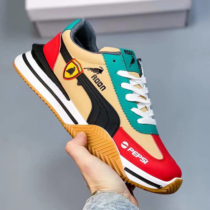Cabinet Clunky Sneaker ulzzang ins Running Shoes-Khkai/Green-3196382