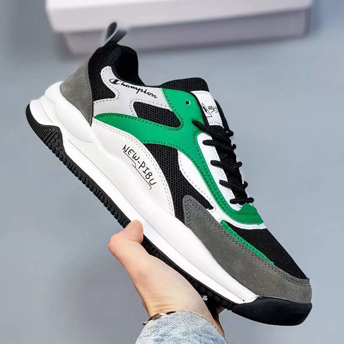 Cabinet Clunky Sneaker ulzzang ins Running Shoes-Gray/Green-2987353