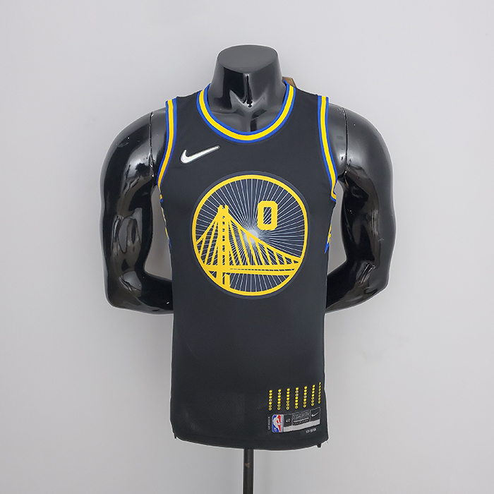 2022 Season Payton II #0 Warriors City Edition Black NBA Jersey-8788864