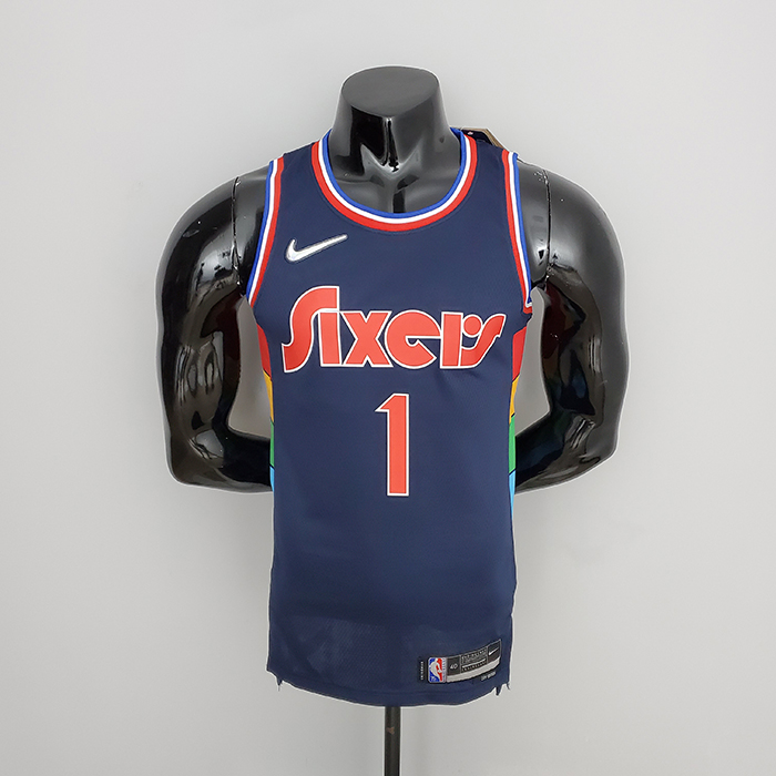 2022 Philadelphia 76ers Harden #1 City Edition NBA Jersey-6316573