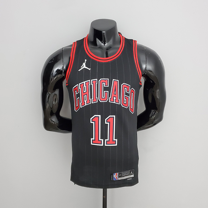 75th Anniversary DeRozan #11 Chicago Bulls Flyers Black NBA Jersey-4938212