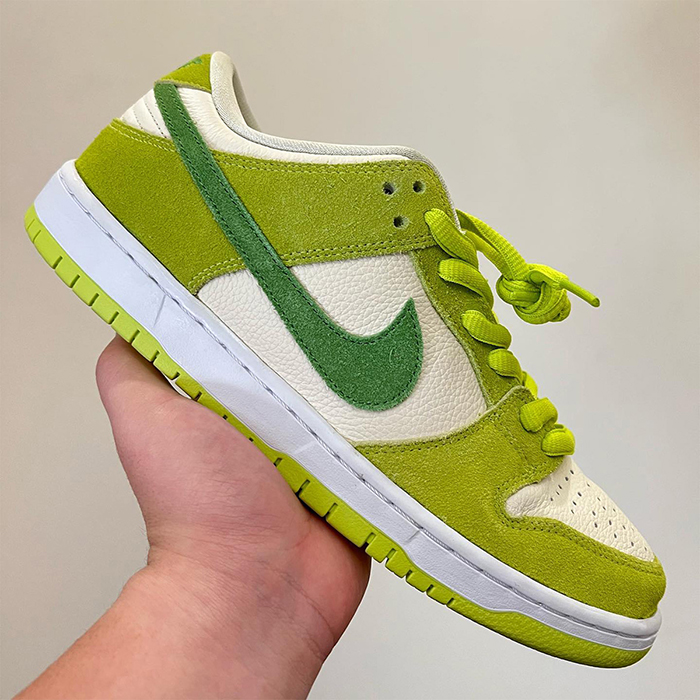 SB Dunk Low“Green Apple”Running Shoes-Green/White-4095949