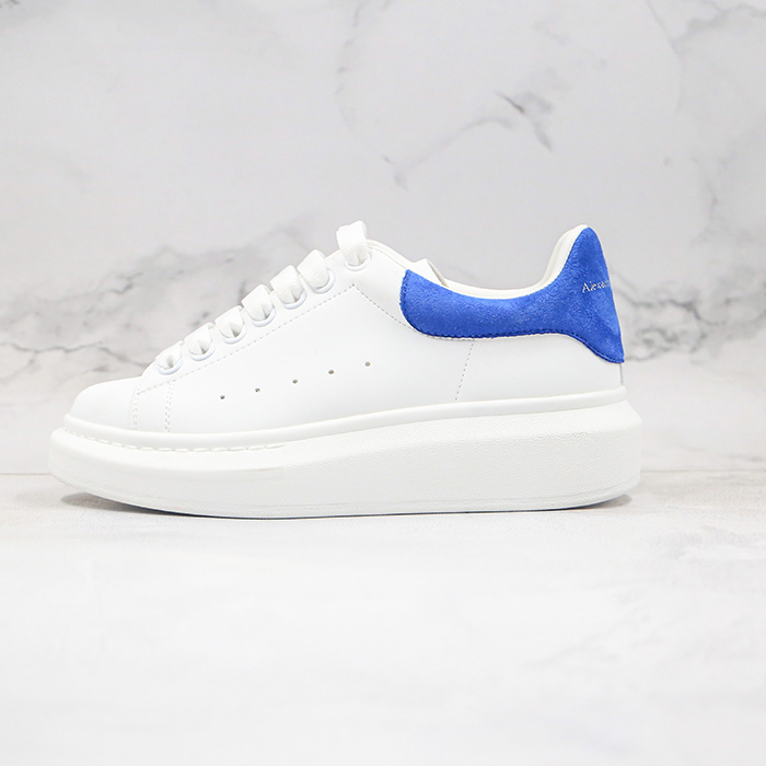 Alexander McQueen MCQ Women Runing Shoes-White/Blue-7555485