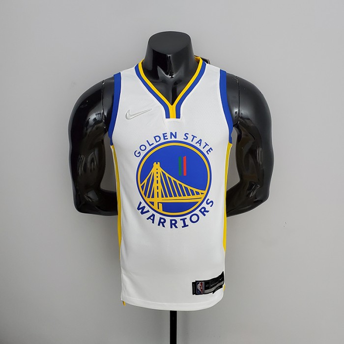 75th Anniversary Golden State Warriors Thompson #11 Mexico Edition White NBA Jersey-5192752