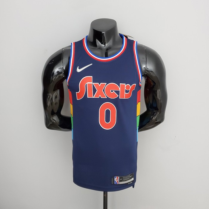 2022 Philadelphia 76ers MAXEY#0 City Edition NBA Jersey-6588277