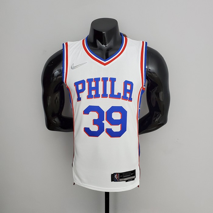 75th Anniversary Philadelphia 76ers HOWARD#39 White NBA Jersey-2262246