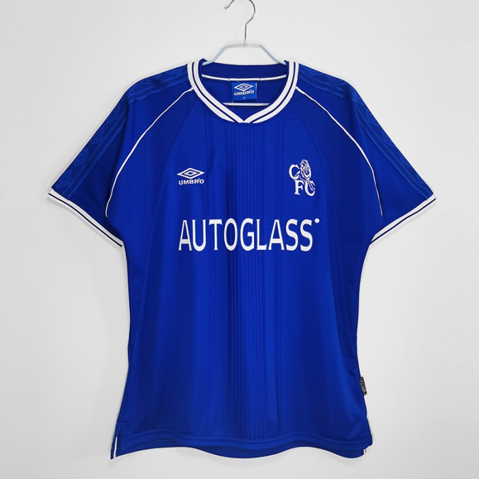 1999/01 Chelsea Reteo Home Blue Jersey version short sleeve-5833542