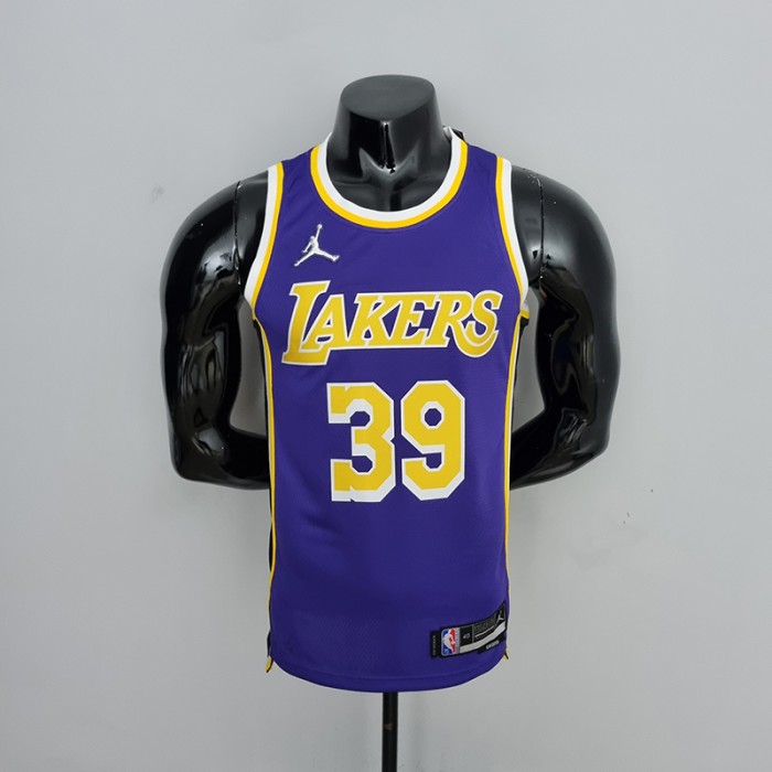 75th Anniversary Howard #39 Los Angeles Lakers Jordan Purple NBA Jersey-2244585