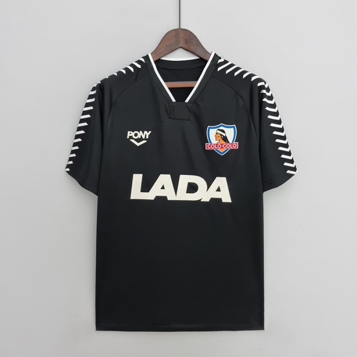 Retro 1992 Colo Colo away Jersey version short sleeve-3831885