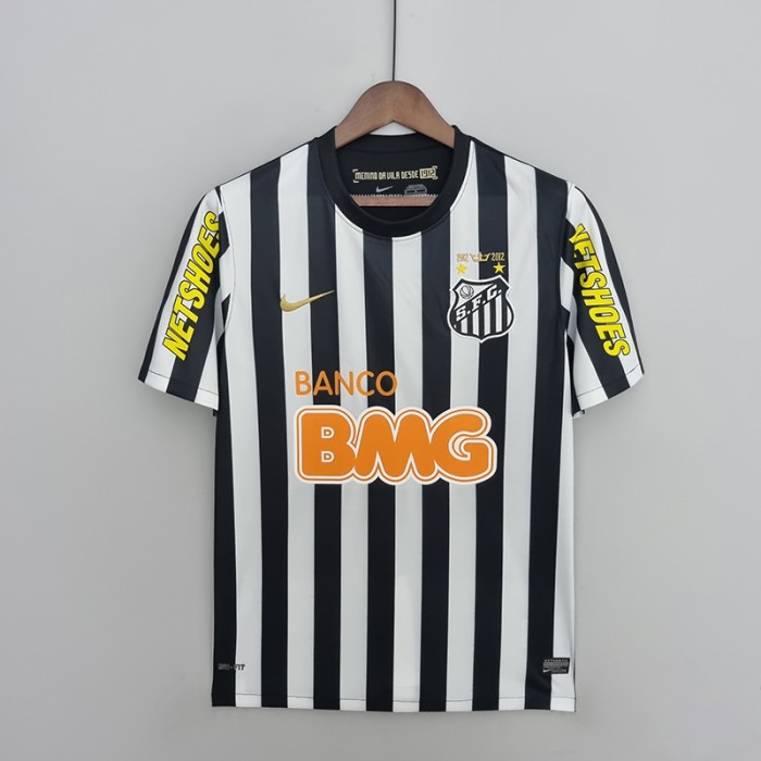 Retro Santos 2013 away Jersey version short sleeve-8256177