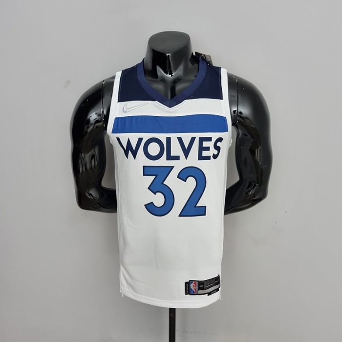 75th Anniversary Minnesota Timberwolves TOWNS#32 Royal White NBA Jersey-8519386