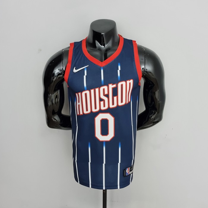 2022 Houston Rockets Green #0 City Edition NBA Jersey-7869825