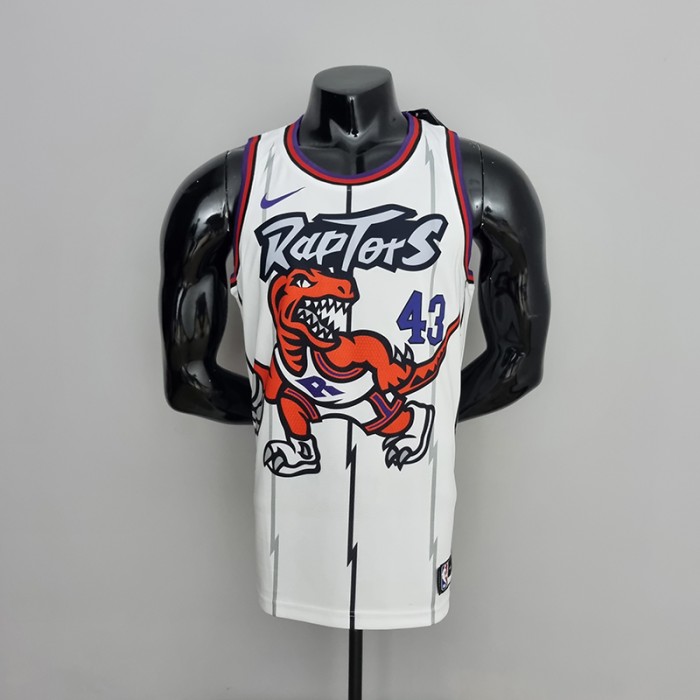 Toronto Raptors SIAKAM #43 White NBA Jersey-5759781