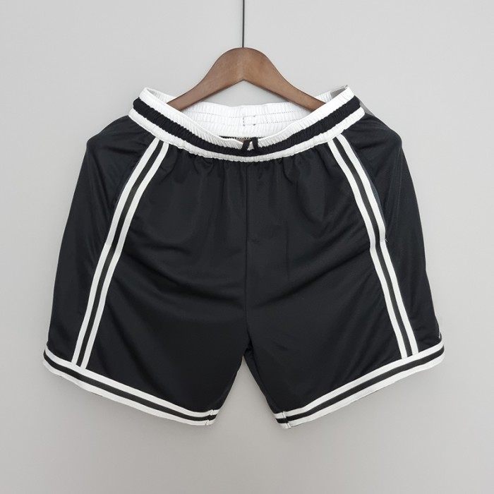 2022 Charlotte Hornets NBA US Training Shorts Black-7073262