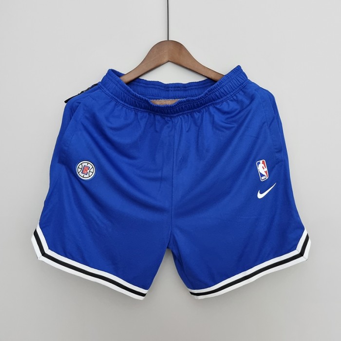 2022 Los Angeles Clippers NBA US Training Shorts Blue-3407508