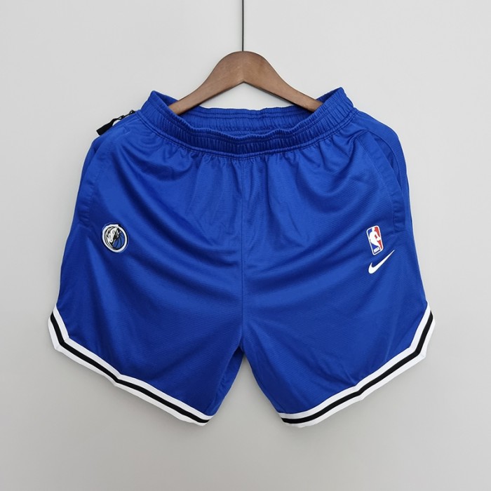 2022 Dallas Mavericks NBA US Training Shorts Blue-9627640