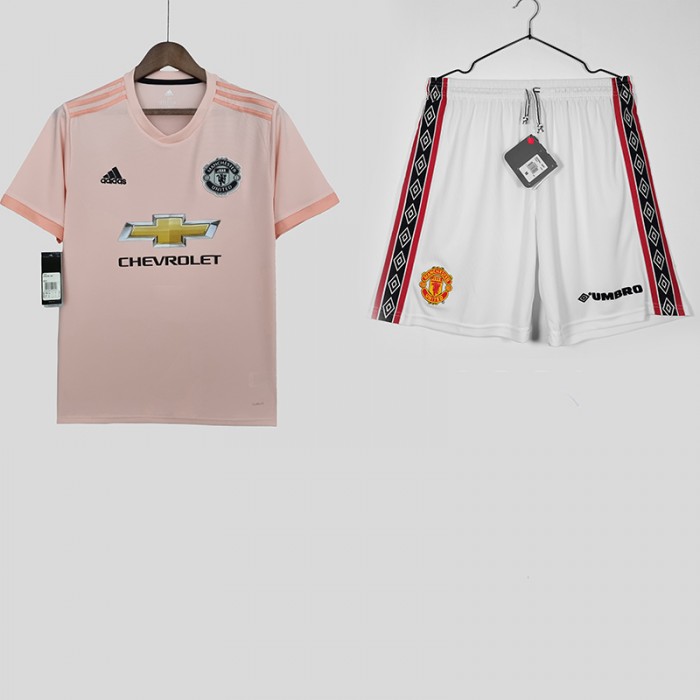 1998/99 Retro Manchester United M-U kit Training Suit Shorts Kit Jersey (Shirt + Short)-348430