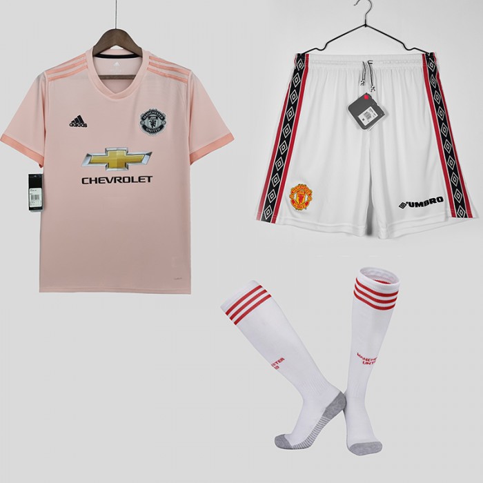 1998/99 Retro Manchester United M-U kit Training Suit Shorts Kit Jersey (Shirt + Short +Sock)-3013639