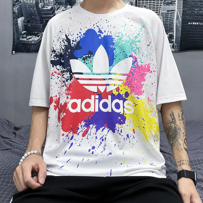 Fashion Summer Short sleeve T-shirt-White-4204157