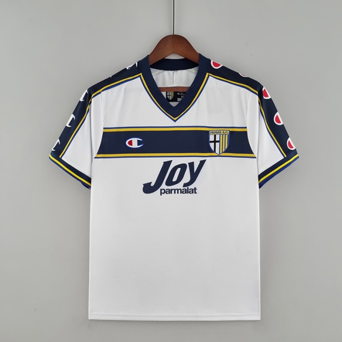 Retro Parma 01/02 away Jersey version short sleeve-9698542