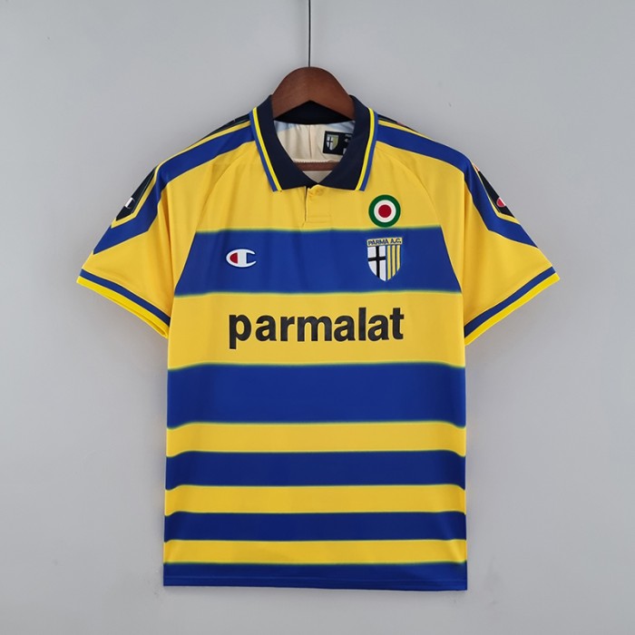 Retro Parma 99/00 home Jersey version short sleeve-9727081