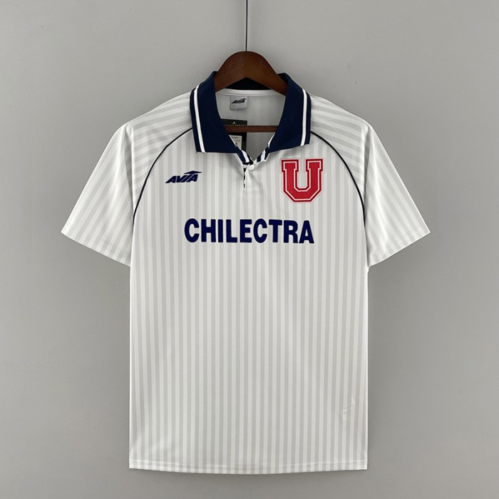 Retro Universidad de Chile 94/95 away White Jersey version short sleeve-2621477