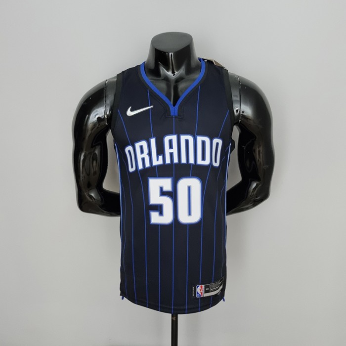 75th Anniversary Anthony#50 Orlando Magic Black NBA Jersey-6853164