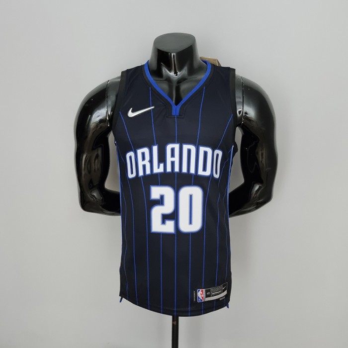 75th Anniversary Fultz#20 Orlando Magic Black NBA Jersey-3355159