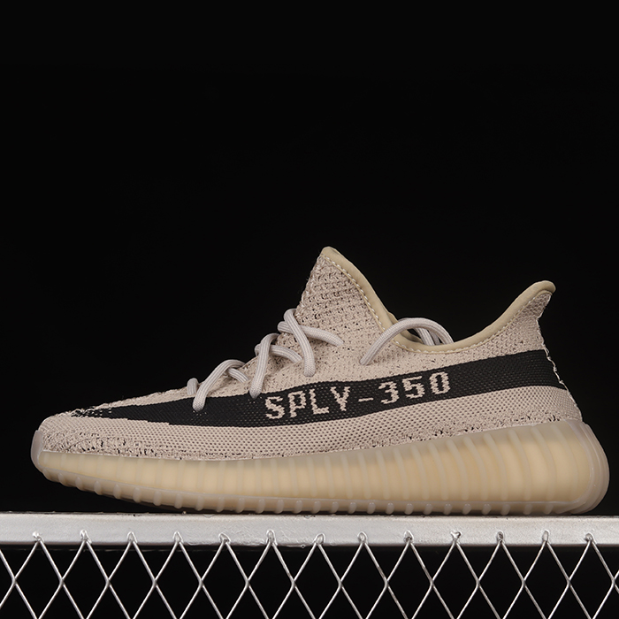 Kanye West Boost Yeezy 350 V2 Running Shoes-Khkai/Black-7907188