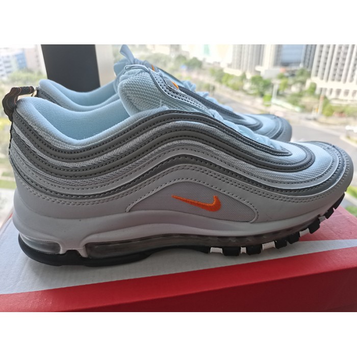 Retro Air Max 97 Bullet Running Shoes-Gray/White-5676975