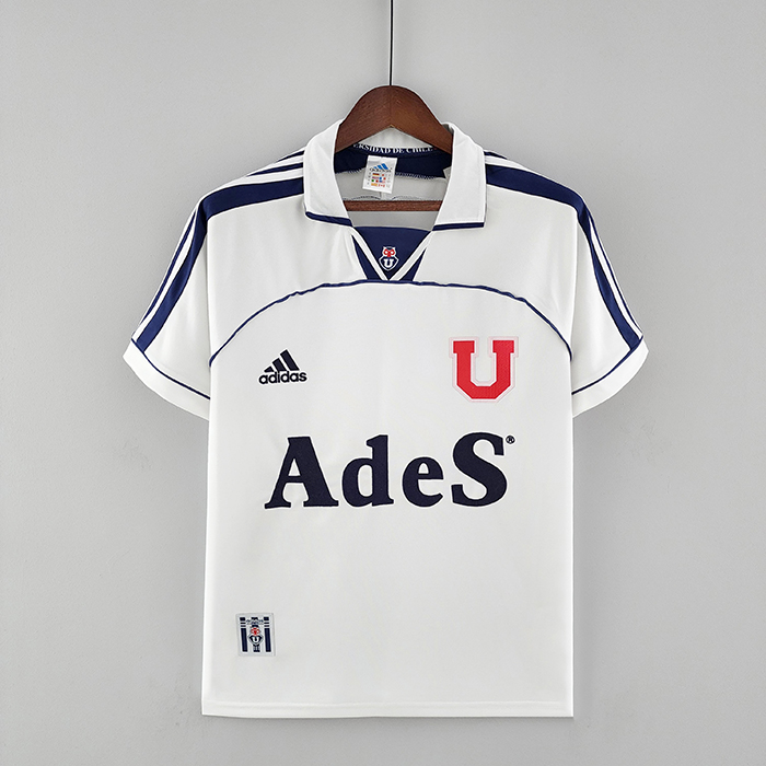 Retro Universidad de Chile 00/01 away White Jersey version short sleeve-8904997