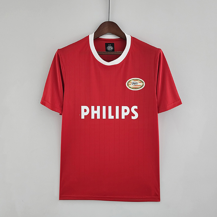 Retro 88/89 Eindhoven home Red Jersey version short sleeve-9598423