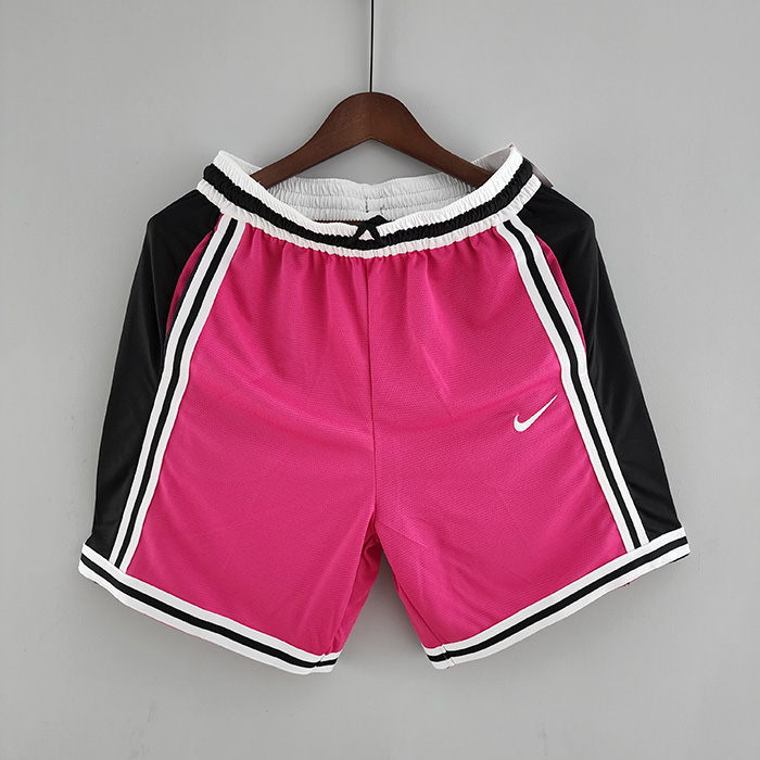 2022 Miami Heat NBA US Training Shorts Pink Black NBA shorts-8156282