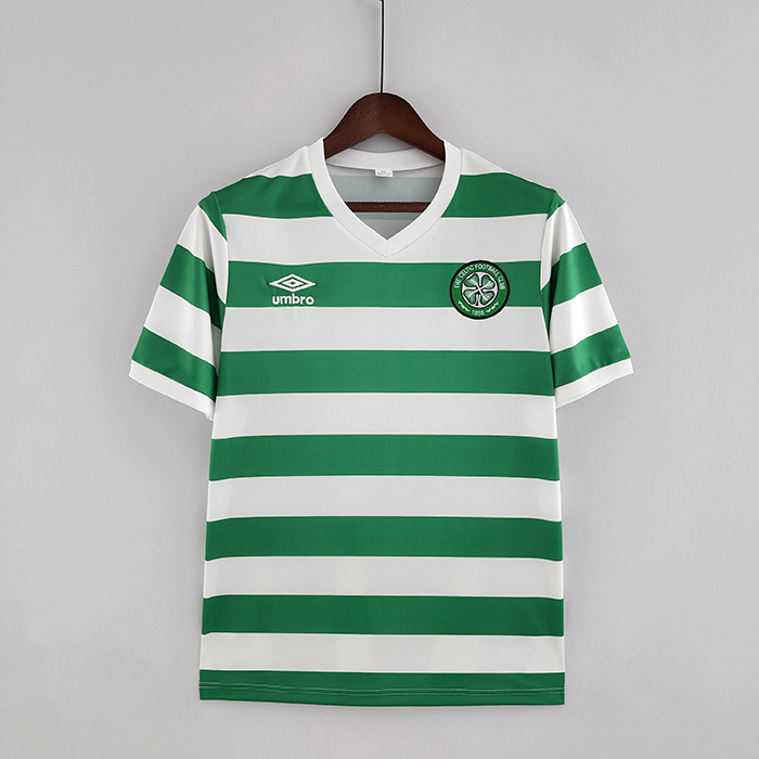 Retro 80/81 Celtics home Green White Jersey version short sleeve-6331395
