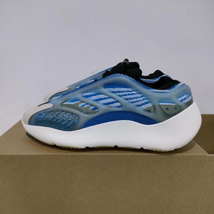 Kanye West Boost Yeezy 700 V3 Running Shoes-White/Blue-7952602