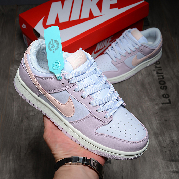 SB Dunk Low Women Running Shoes-Pink/White-6160025