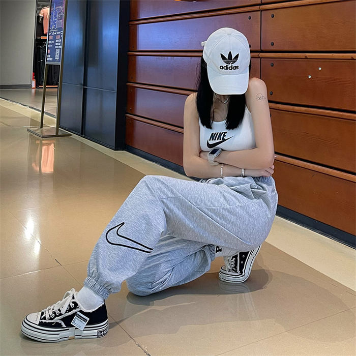 Fashion Casual Long Pants-Gray-8068489
