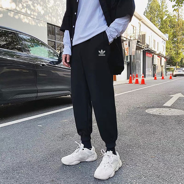 Fashion Casual Long Pants-Black-440665