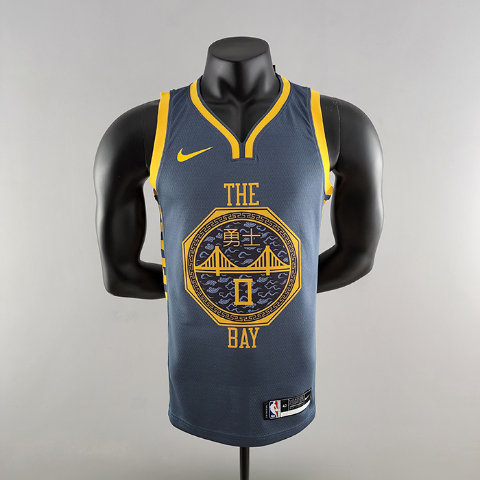 2018 PAYTON II#0 Golden State Warriors Grey NBA Jersey-611271