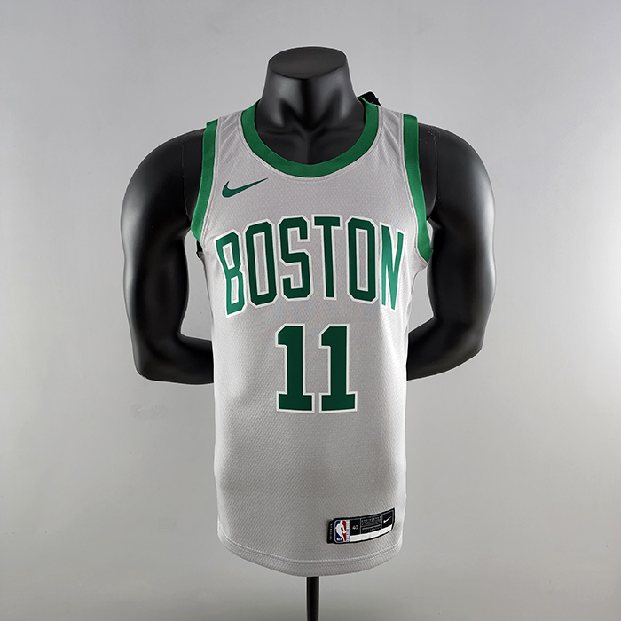 IRVING#11 Boston Celtics Grey NBA Jersey-9713371