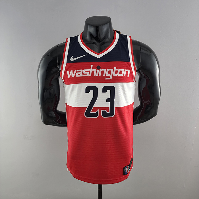 75th Anniversary JORDAN #23 Wizards Red White and Blue NBA Jersey-2112585