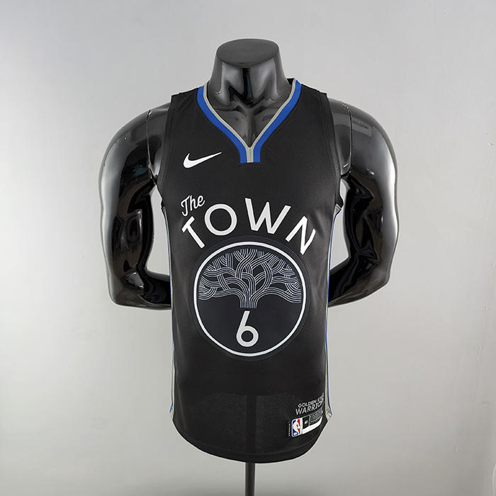 2020 YOUNG #6 Warriors City Edition Black and Grey NBA Jersey-4821320