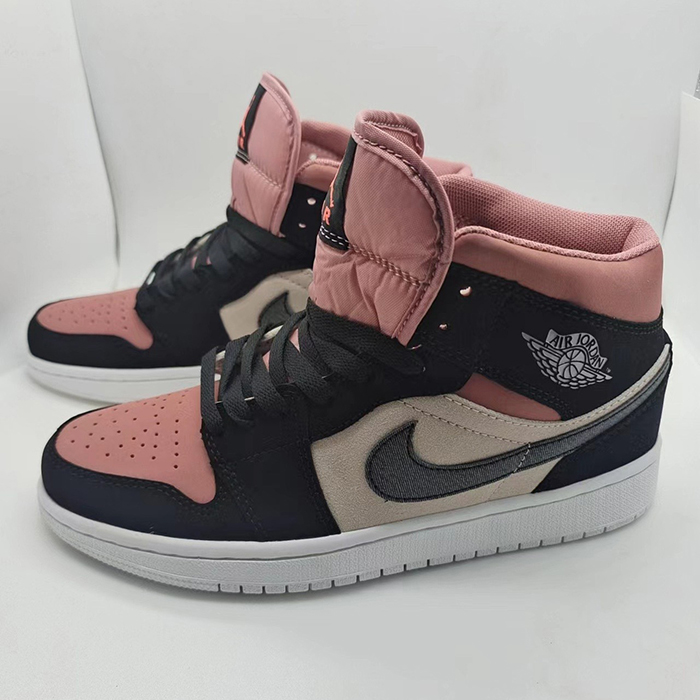Air Jordan 1 Low AJ1 High Running Shoes-Wine Red/Black-5690670