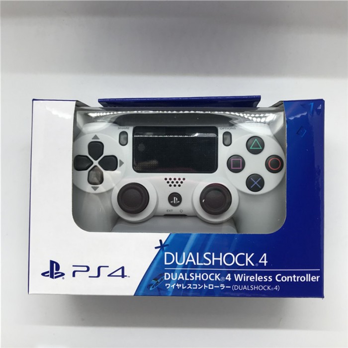New PS4 PRO Gamepad PC PC version IOS mobile wireless Bluetooth steam controller-White-7680710