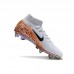 Air Zoom Mercurial Superfly 16 Elite XXV SG Soccer Shoes-Gray/Orange-1905805