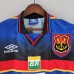 Retro 1995 flamengo third away Blue Red Jersey short sleeve-4225401