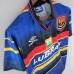 Retro 1995 flamengo third away Blue Red Jersey short sleeve-4225401