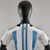 2022 World Cup Kids Argentina 3-Star Home Blue White Kids Jersey Kit short sleeve (Shirt + Short)-6839815