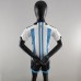 2022 World Cup Kids Argentina 3-Star Home Blue White Kids Jersey Kit short sleeve (Shirt + Short)-6839815