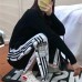 Fashion Casual Long Pants-Black/White-290922